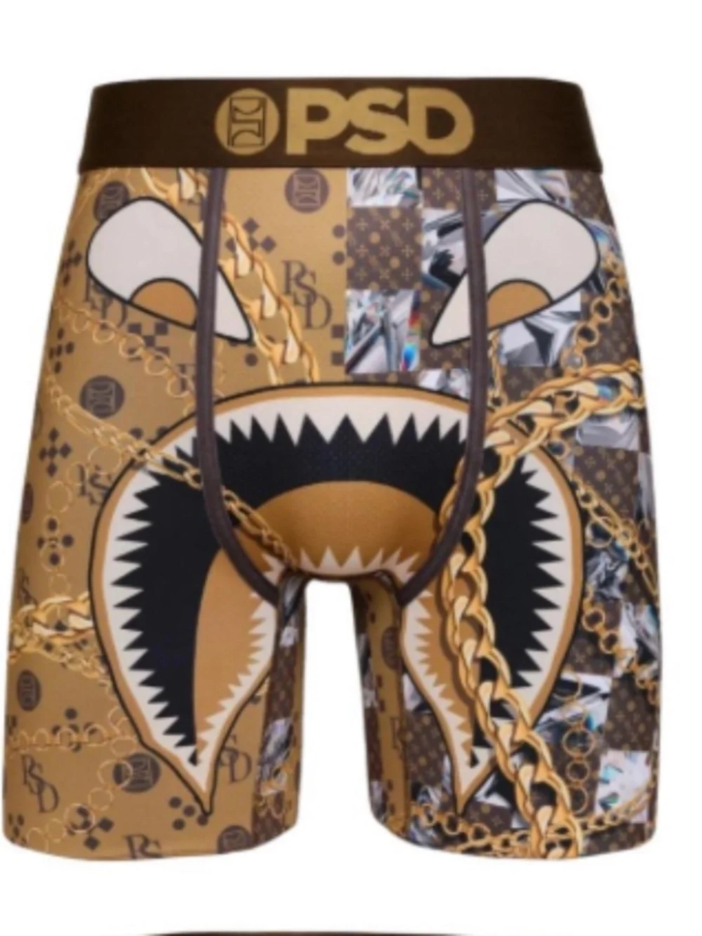 PSD 3 Pack Core Standard Premium Boxer Briefs Warface Deluxe Brown Men's Medium